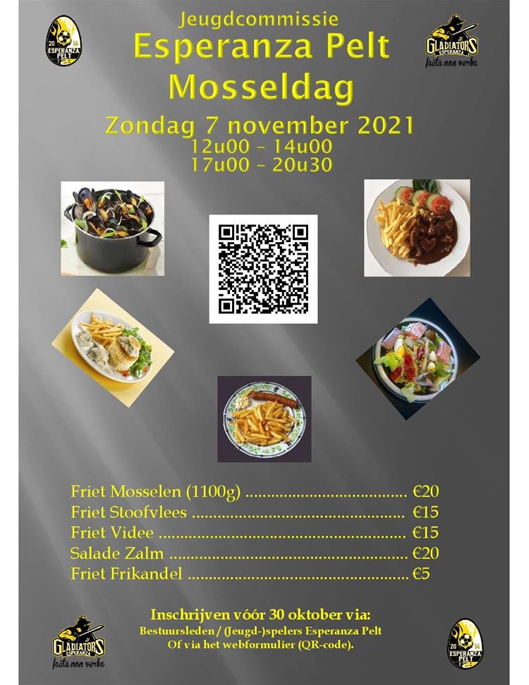 Mosseldag op zondag 7 november