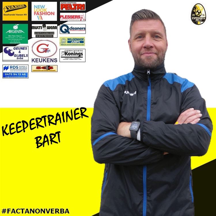 Keeperstrainer Bart Peeters verlengt contract!